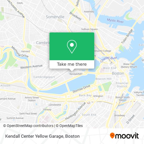 Kendall Center Yellow Garage map