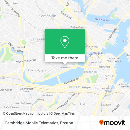 Mapa de Cambridge Mobile Telematics
