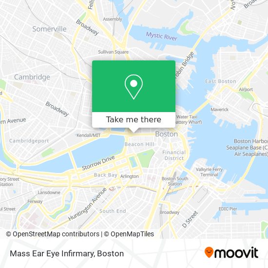 Mass Ear Eye Infirmary map