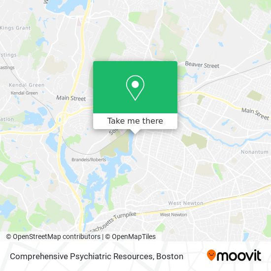Comprehensive Psychiatric Resources map