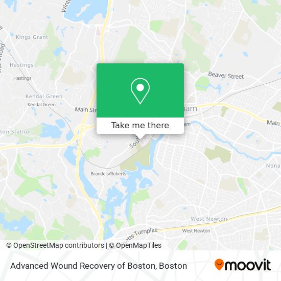 Advanced Wound Recovery of Boston map