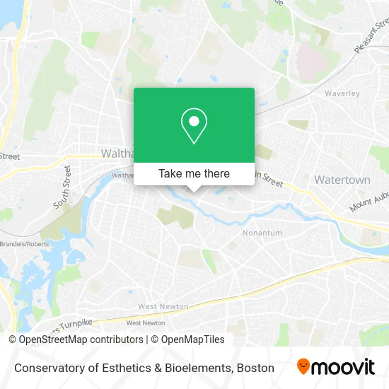 Conservatory of Esthetics & Bioelements map