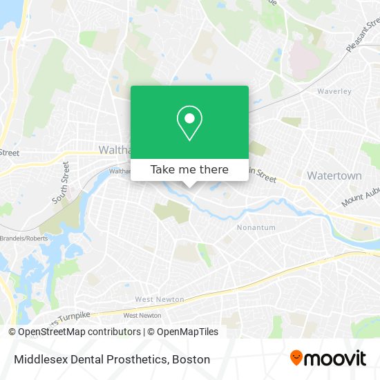 Middlesex Dental Prosthetics map