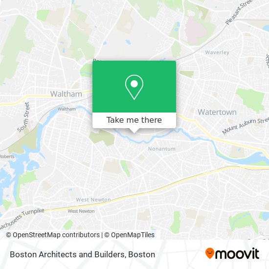 Boston Architects and Builders map