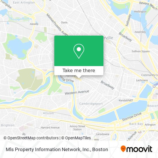 Mapa de Mls Property Information Network, Inc.