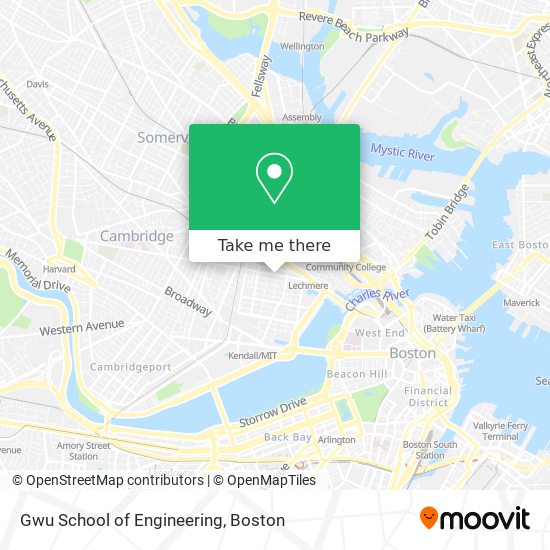 Mapa de Gwu School of Engineering