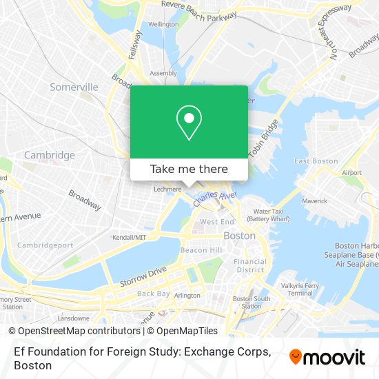 Ef Foundation for Foreign Study: Exchange Corps map