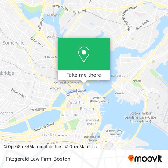 Fitzgerald Law Firm map