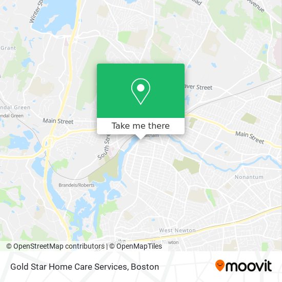 Gold Star Home Care Services map