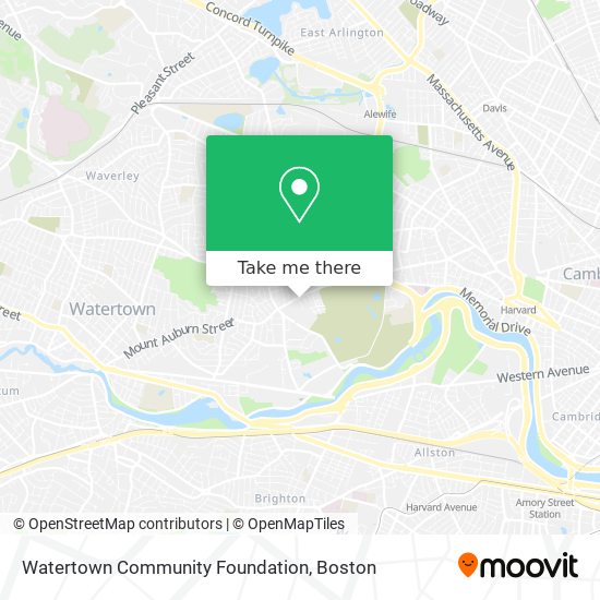 Watertown Community Foundation map