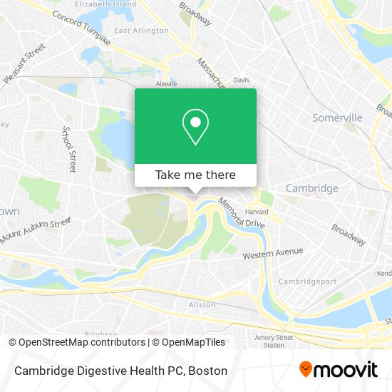 Cambridge Digestive Health PC map