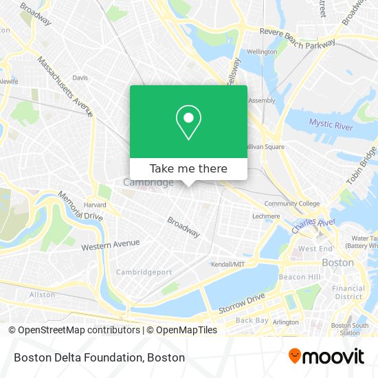 Mapa de Boston Delta Foundation