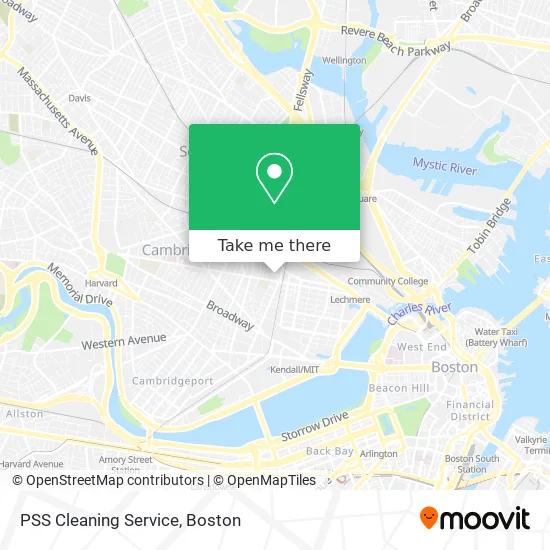 Mapa de PSS Cleaning Service