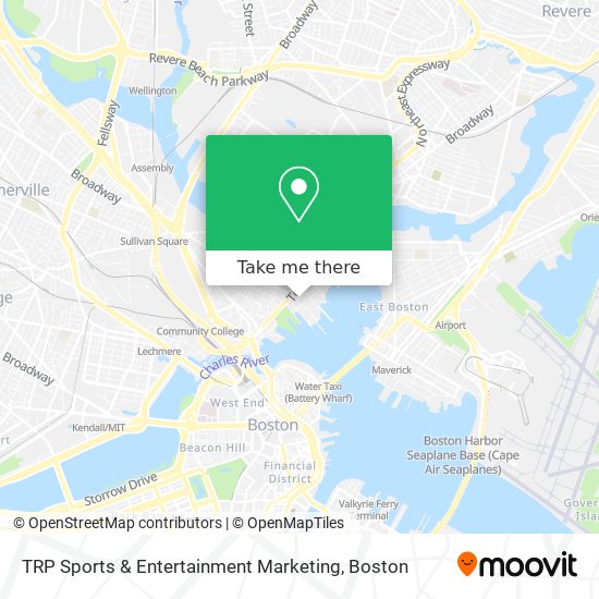 Mapa de TRP Sports & Entertainment Marketing