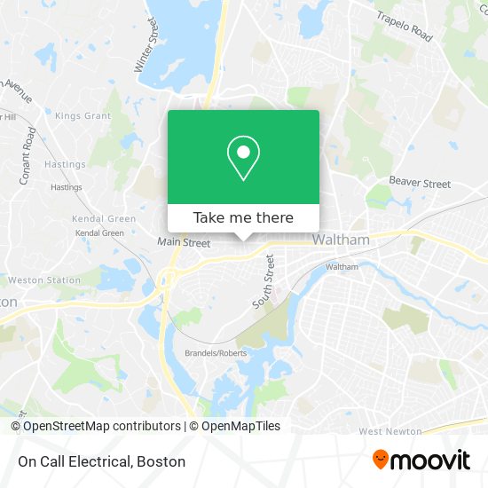 Mapa de On Call Electrical