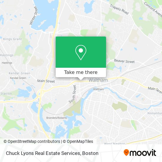 Chuck Lyons Real Estate Services map