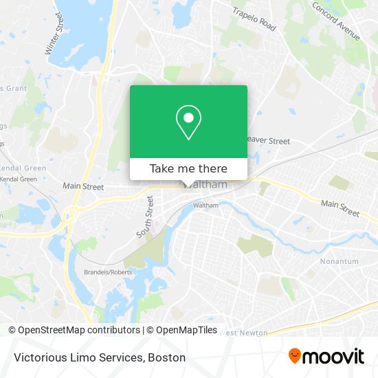 Mapa de Victorious Limo Services