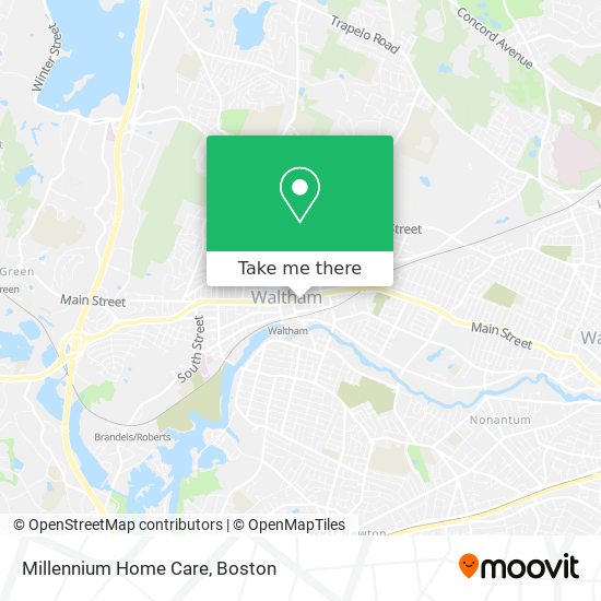 Millennium Home Care map