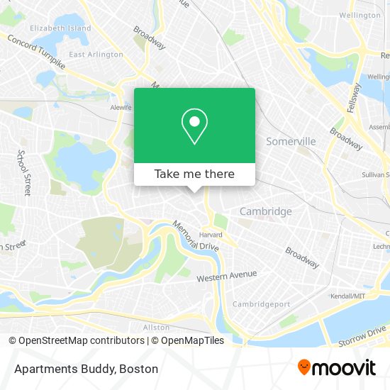 Mapa de Apartments Buddy