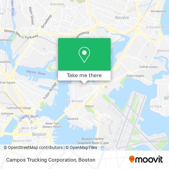 Campos Trucking Corporation map