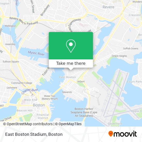 Mapa de East Boston Stadium