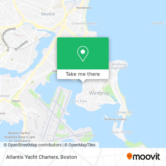 Atlantis Yacht Charters map