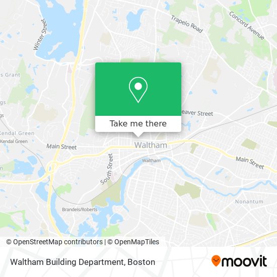 Mapa de Waltham Building Department