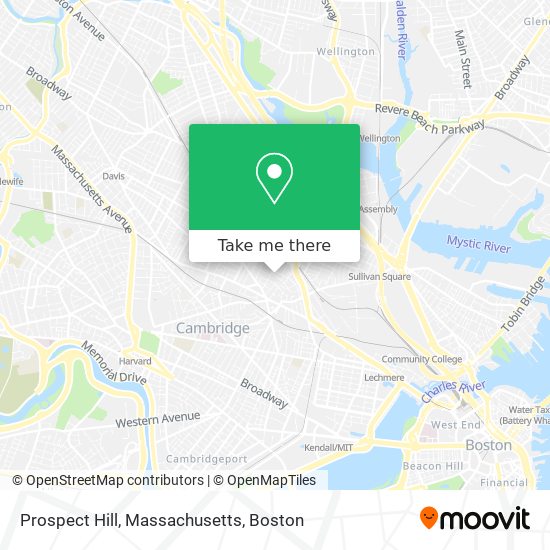 Prospect Hill, Massachusetts map