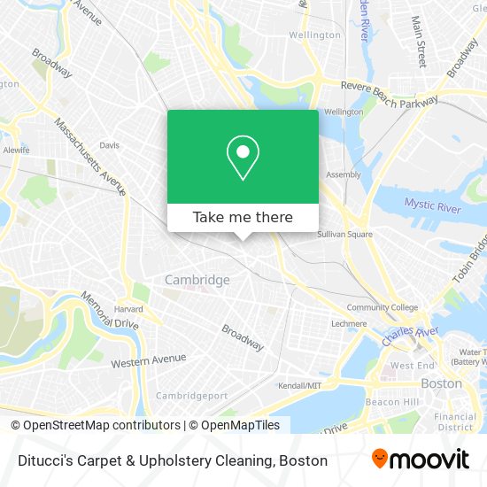 Ditucci's Carpet & Upholstery Cleaning map
