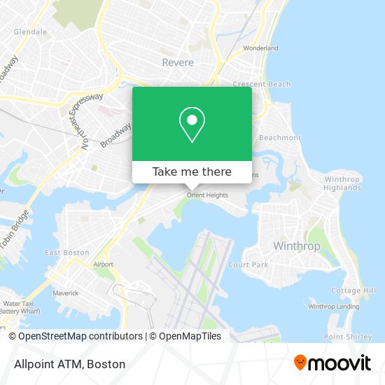 Allpoint ATM map