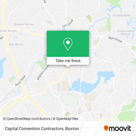 Capital Convention Contractors map