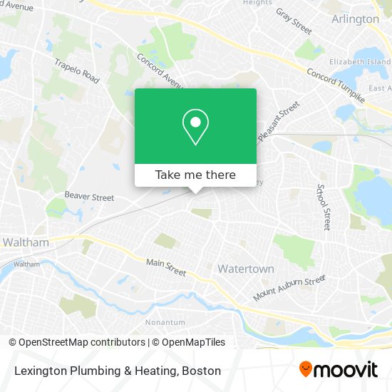 Lexington Plumbing & Heating map