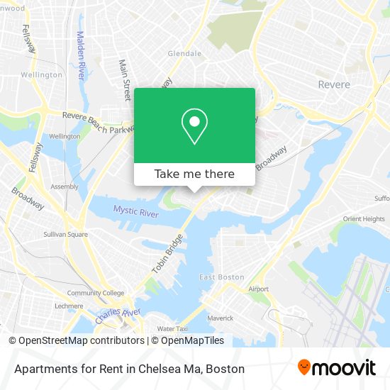 Apartments for Rent in Chelsea Ma map