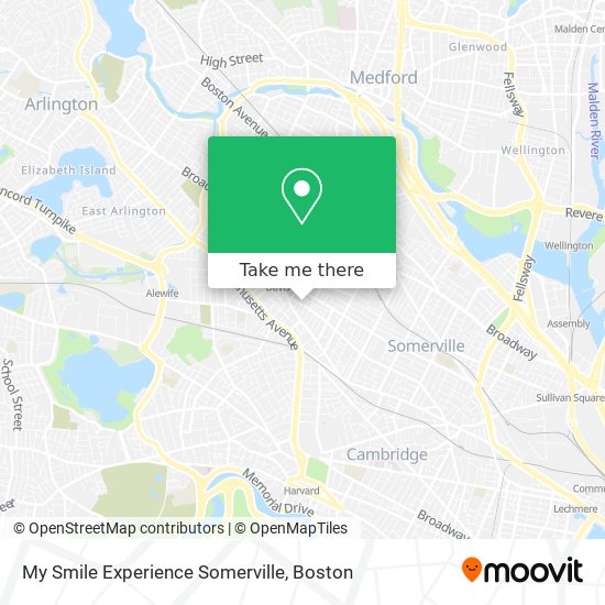 Mapa de My Smile Experience Somerville