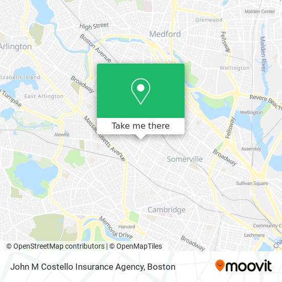 Mapa de John M Costello Insurance Agency