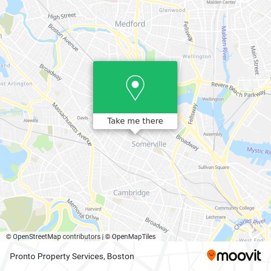 Pronto Property Services map