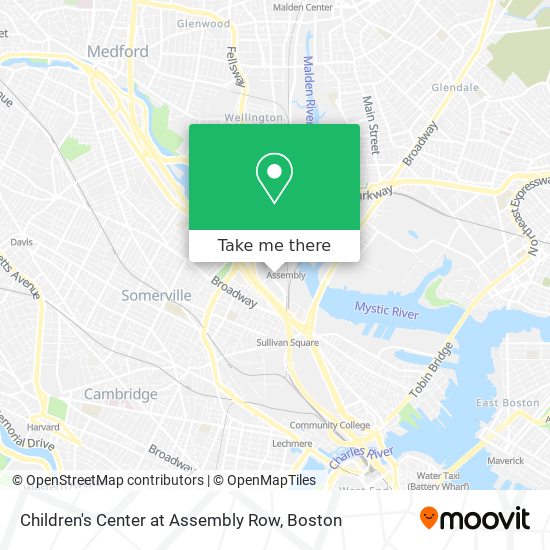 Children's Center at Assembly Row map