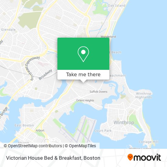 Mapa de Victorian House Bed & Breakfast