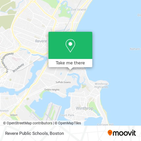 Mapa de Revere Public Schools