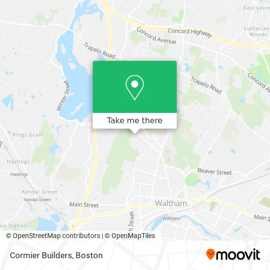 Cormier Builders map