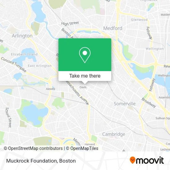 Muckrock Foundation map