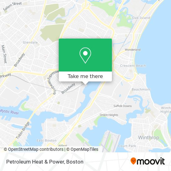 Mapa de Petroleum Heat & Power