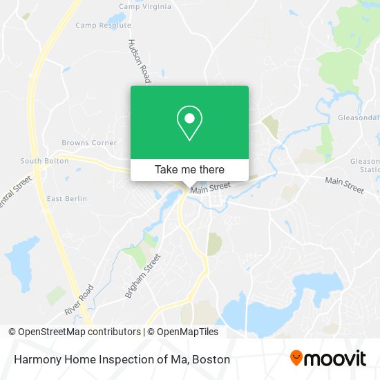 Mapa de Harmony Home Inspection of Ma