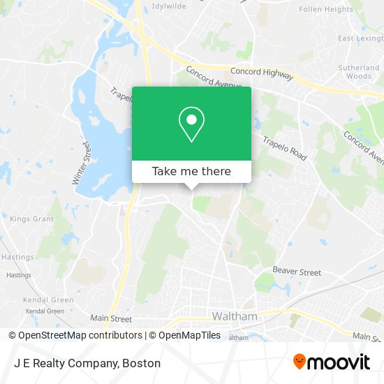 J E Realty Company map