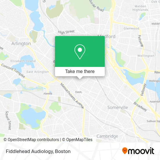 Fiddlehead Audiology map