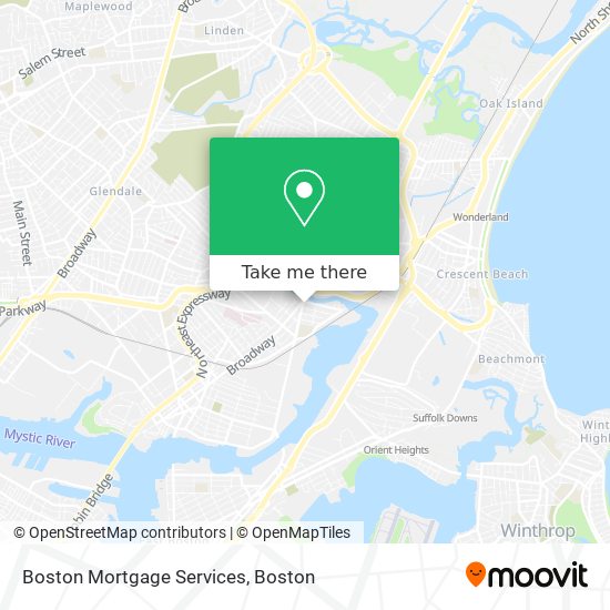 Boston Mortgage Services map