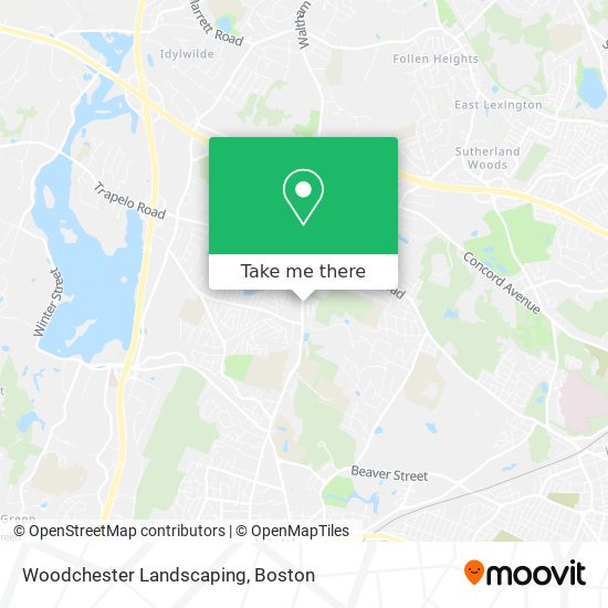 Woodchester Landscaping map