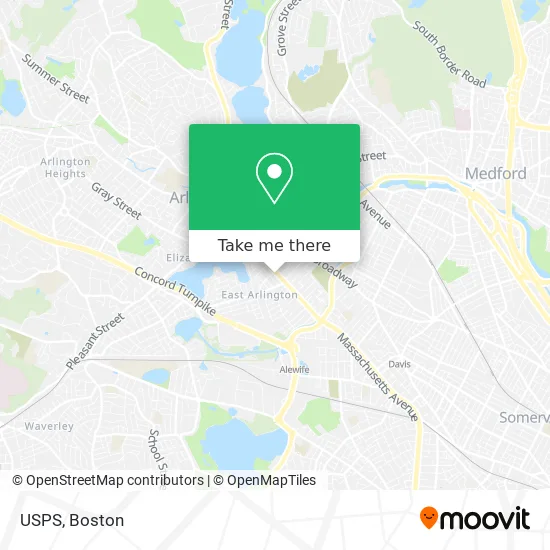 Mapa de USPS