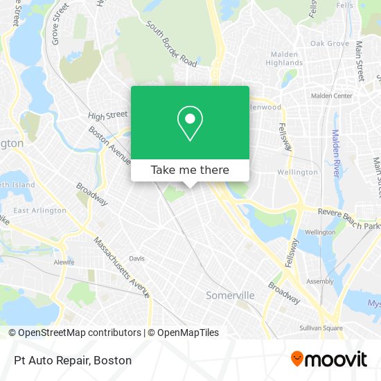 Pt Auto Repair map