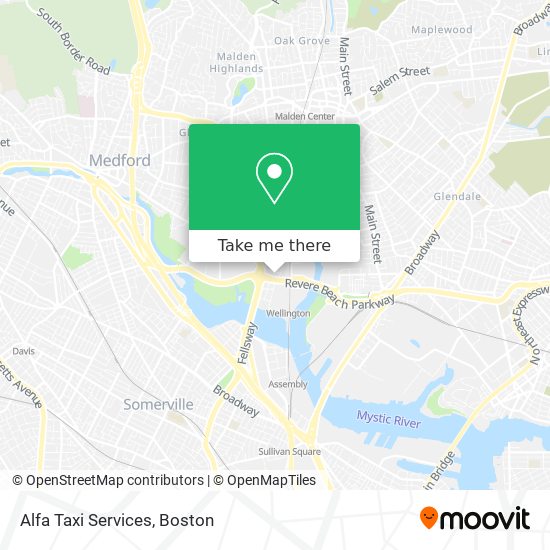 Alfa Taxi Services map